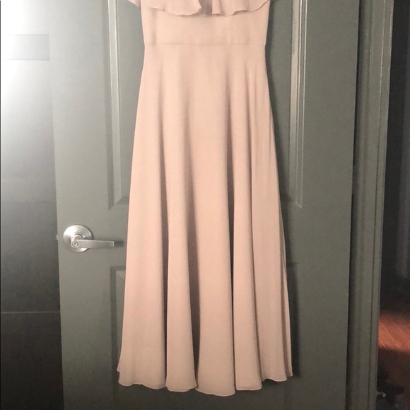 Mori Lee Nude/Neutral Bridesmaid Dress - Picture 4 of 8